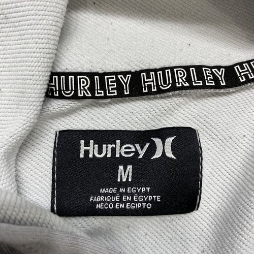 HURLEY Graphic Logo Pullover Black/Gray Hooded Sweatshirt Hoodie Boy's Size M - Picture 9 of 9
