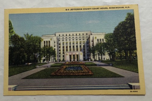 Jefferson County Courthouse, Birmingham, Alabama. Postcard (V2) - Picture 1 of 2