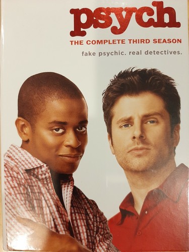 Psych - The Complete Third Season DVD NEW SEALED, Free S&H Media Mail.