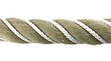 32mm Synthetic Polyhemp Wormed Bannister Rope x 10ft, Choose Your Worming Colour