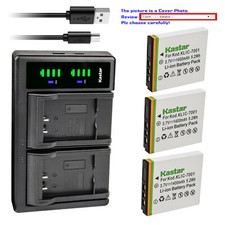 Kastar Battery LTD2 Charger for Kodak KLIC-7001  Kodak EasyShare M320 Camera