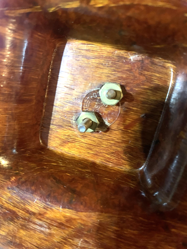 VINTAGE BAKELITE musical football ashtray ( plays ) - Picture 4 of 5