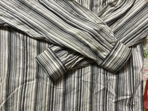 Vintage 2000s Mens George Multicolored Striped Button Up Shirt. Size X-large - Picture 10 of 12