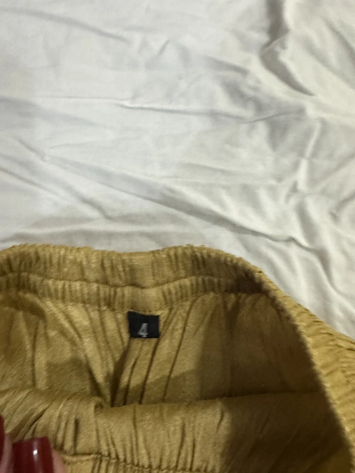 Boys Traditional Indian Pakistani Pants Brown Gold Size 4 - Image 4 of 4