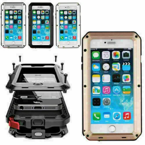 360 Case Cover Metal Shockproof Aluminum Heavy Duty for iPhone 7 Plus 8 X XS - Image 2 of 4