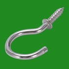 100x 32mm Cup Hook Shouldered Dresser, Screw in, Wall Hanging, Kitchen