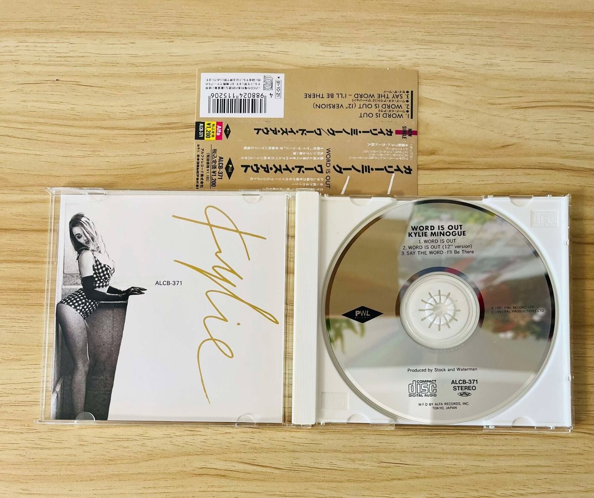 Kylie Minogue / Word Is Out Japanese CD 1991 PWL Records ALCB371