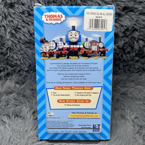 Thomas & Friends - Calling All Engines VHS Tape 2005 Thomas The Train Rare Video - Picture 4 of 8