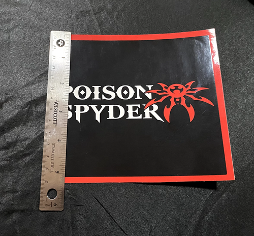 Poison Spyder Off-Road Racing Large Sticker Decal 6 x 5.25 Inch - Picture 2 of 8