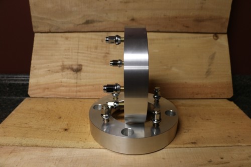 4x137 to 4x137 US Wheel Spacers 1.25" Thick 110mm Bore 10x1.25 Studs x2 Adapters - Picture 2 of 2