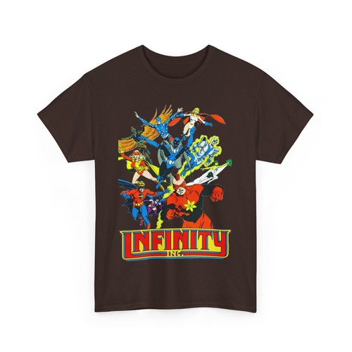 Infinity Inc T-Shirt - DC Comics - Jerry Ordway Art - Jade, Obsidian, Power Girl - Picture 47 of 127
