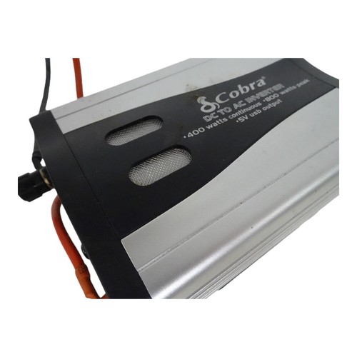 Cobra CPI 480 400 Watt 12 Volt DC to AC Power Inverter Dual Outlet w USB Output - Picture 8 of 10