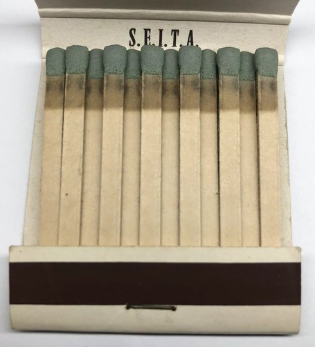 Antike Streichholzschachtel Seita Französische Zigaretten Menthol Kauf Einheit - Bild 4 von 5
