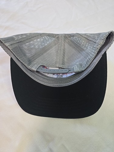 GILTNER Inc Black/Grey Mesh Truckers Snapback Hat Cap OSFM NWOT - Picture 5 of 9