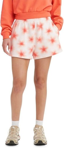 Levi's Marty Sweatshorts Women's Large White Orange Elastic Waist Beach JDM2003 - Bild 7 von 12