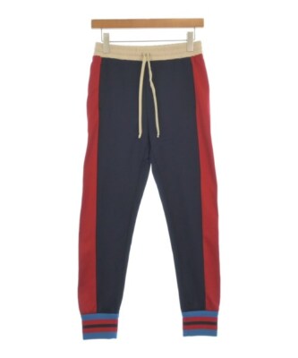 Pantalon GUCCI (autre) bleu marine x rouge vente en gros beige XS 2200554612072