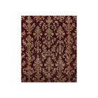 Luxurious Velvet Throw Blanket, Gold Botanical Motifs, Baroque Design, Elegant