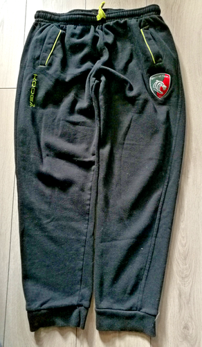 Kooga Leicester Tigers Rugby Tracksuit Bottoms sweat pants joggers Large