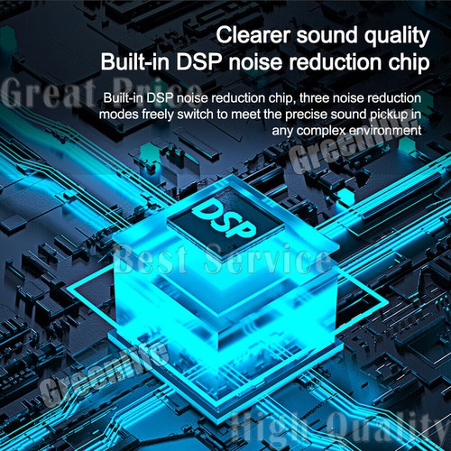 3 in 1 Wireless Lavalier Microphone Noise Reduction Mic For Android iOS 3.5mm - Picture 9 of 18