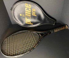 Vintage Prince Graphite Pro Series 110 Tennis Racquet 4 3/8 Grip with Cover 1983