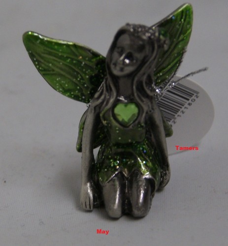 Pewter Gemstone Birthstone Faerie Fairy BNIB March April May June July August - Picture 8 of 15