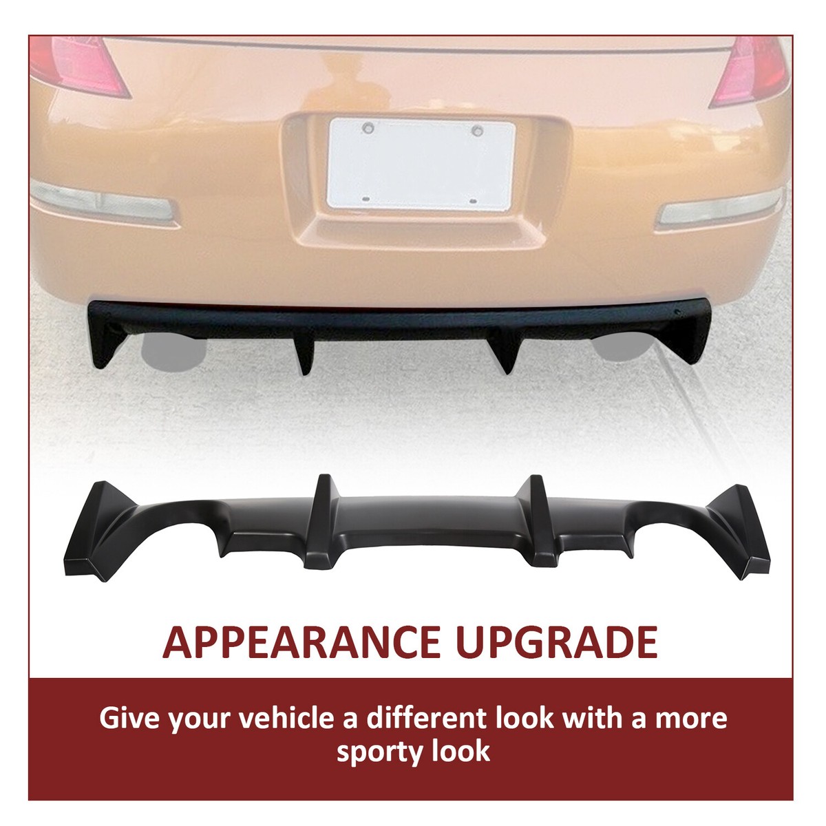 Nissan 350Z Rear Diffuser For 03-07 Nissan 350Z / Fairlady Z33 – J ...