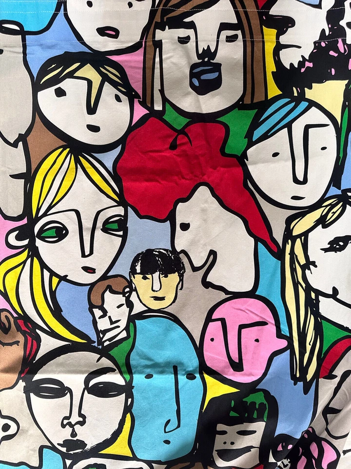 IKEA GULVI FACES BECKMANS COLLEGE OF DESIGN 2010 CUSTOM DRAPES PANELS  54x100” - Image 2 of 4