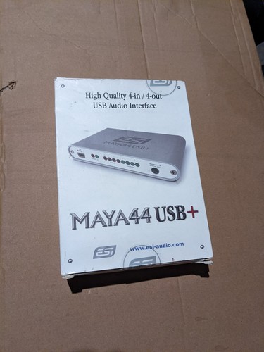 ESI Maya44 USB+ 4in/4out External Sound Card for DJ & Musicians