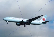 CIVIL AIRCRAFT PHOTO AIR CANADA PLANE PHOTOGRAH BOEING 767 PICTURE C-FXCA FLIGHT