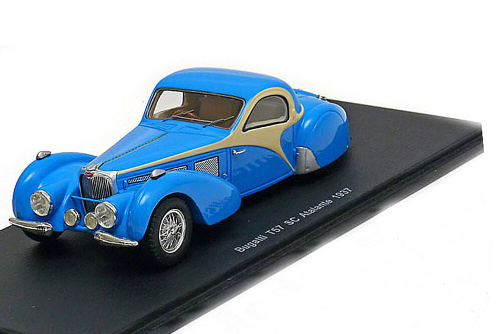 Spark s2723 1 43 Bugatti t57 SC Atalante 1937 blu Spark s2723 1 43 Bugatti t57 SC Atalante 1937 blu