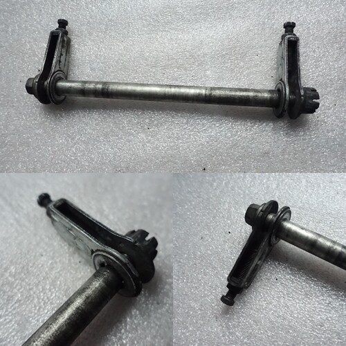 E3. Yamaha XJ 600 51J Steckachse hinten Hinterrad Achse Kettenspanner