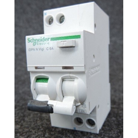 Disjoncteur différentiel 6A courbe C type A SI pour tableau 1P+N