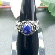 Handmade Silver Men Ring, Ottoman Men Ring, Lapis Lazuli Ring, Gift For Men Ring
