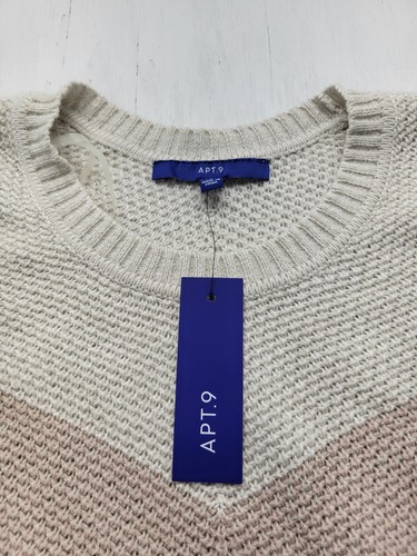 Apt. Maglione pullover grigio marrone 9 taglia S nuovo con etichetta - Foto 3 di 7