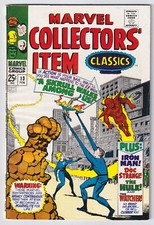 MARVEL COLLECTORS' ITEM CLASSICS 13 (1968) 2nd Black Widow; Hulk 6; FINE+ 6.5
