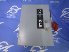 GE SAFETY DISCONNECT SWITCH THN3361J 30A 600VAC/250VDC 3P MOD 7 FUSIBLE 1 Y WARR