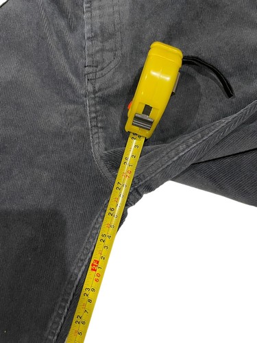 Quiksilver Corduroy Pants Blue Straight Tapered Fit Unisex Youth Size 27x27 NWT - Picture 8 of 14