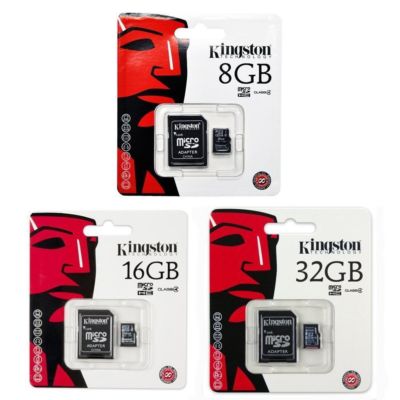 Kingston 8GB 16GB 32GB GB SDC4 Micro SD HC SDHC Flash Speicherkarte Klasse 4 TF