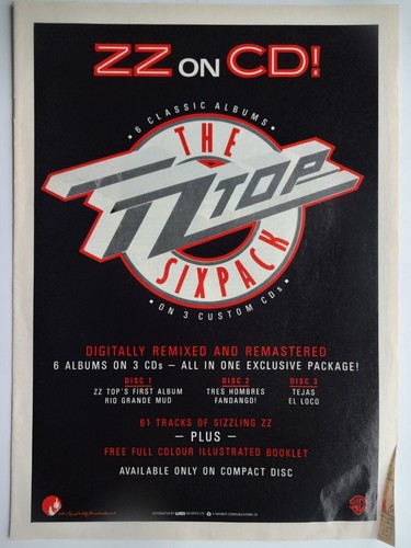 Vtg Music Adverts Mini Poster All Are FRAMED 80s 90s "8 x 12" - Picture 137 of 343