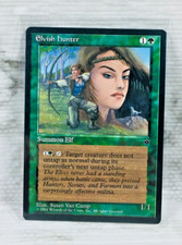 1994 MAGIC THE GATHERING MTG ELVISH HUNTER (VAN CAMP) TCG GREEN (FALLEN EMPIRES)