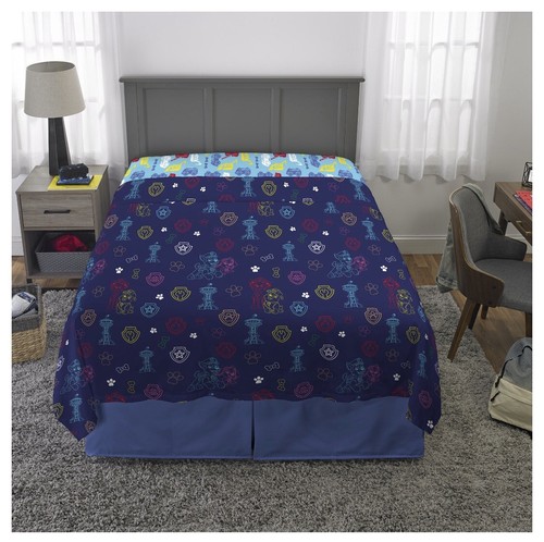 Nickelodeon Paw Patrol Puppy, 3 piece Twin Sheet Set blue Microfiber - Picture 3 of 3