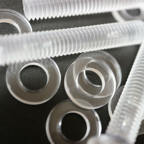 20x Tuercas y pernos de tornillo avellanados plástico transparente acrílico M6x 40 mm - Imagen 2 de 6