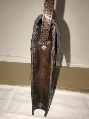 PATRICIA NASH BIELLA ENVELOPE FLAP BROWN LEATHER CROSSBODY BAG/PURSE P40574 - Picture 4 of 6