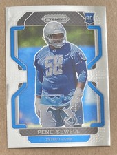 2021 Panini Prizm NFL Football Penei Sewell Rookie Card RC 429 Detroit Lions