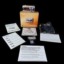 CANON PowerShot A470 7.1MP Compact Digital Camera Silver/Red w box TESTED