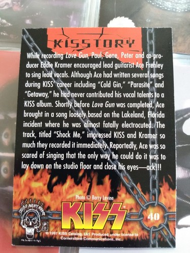 .KISS 1997 Cornerstone Kiss Serie 1 Silberkarte 40 - Bild 7 von 8