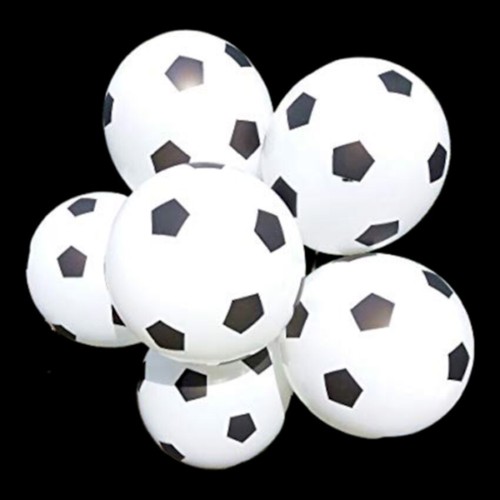 50 Fußballballons 12" Fußball bedruckt Match Party Latex Geburtstag Liga UK - Bild 3 von 15