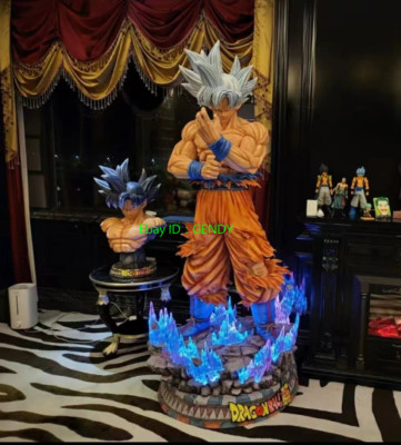 CM Studio Infinite DragonBall DBZ 1/1 Life Size Kakarotto Goku Resin LED Statue