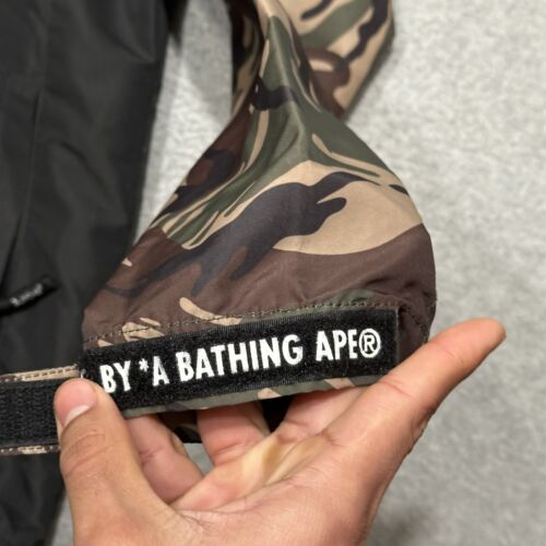 AAPE By BATHING APE Mens Green Anorak Parka Pullover Jacket Size S - Picture 3 of 18