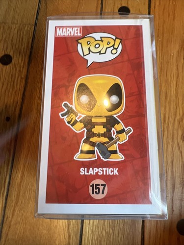 Funko POP! Marvel Deadpool Slapstick #157 Exclusive - Picture 4 of 4